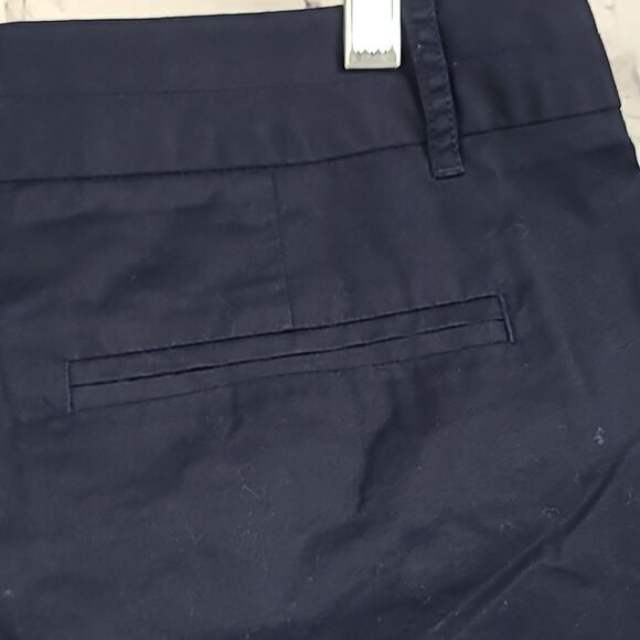 J.Crew Broken-In Chino Navy Blue 3-inch Shortie Cotton Shorts Women's Size 8 - Picture 7 of 7